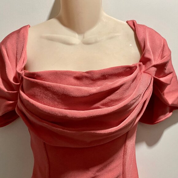 3) Revenge Bandage Fairy Coquette Girly Draped Wedding Bodycon Mini Dress XS/S - Picture 5 of 10